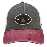 two tone grey and maroon vintage style hat from Black Clover featuring Arizona State Devils logo