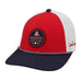 red and blue two tone rope hat from Black Clover featuring Arizona Wildcats logo