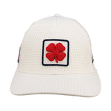 White perforated hat from Black Clover featuring Arizona Wildcats logo