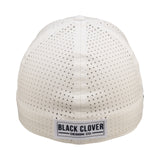 White perforated hat from Black Clover featuring Arizona Wildcats logo