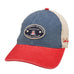 red and blue two tone vintage style hat from Black Clover featuring Arizona Wildcats logo
