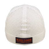 White perforated hat from Black Clover featuring Auburn University logo