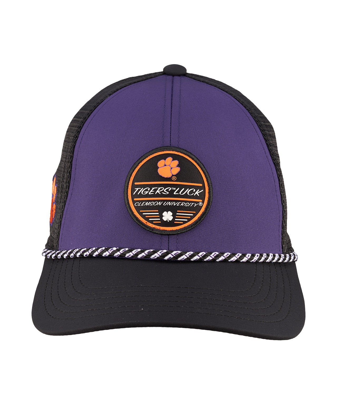 purple and black hat by Black Clover for the Clemson University Tigers