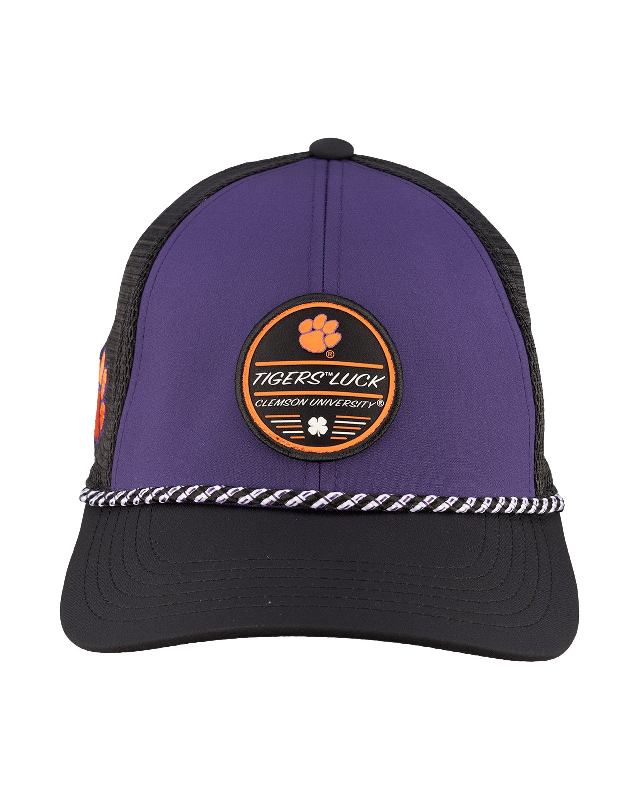 purple and black hat by Black Clover for the Clemson University Tigers