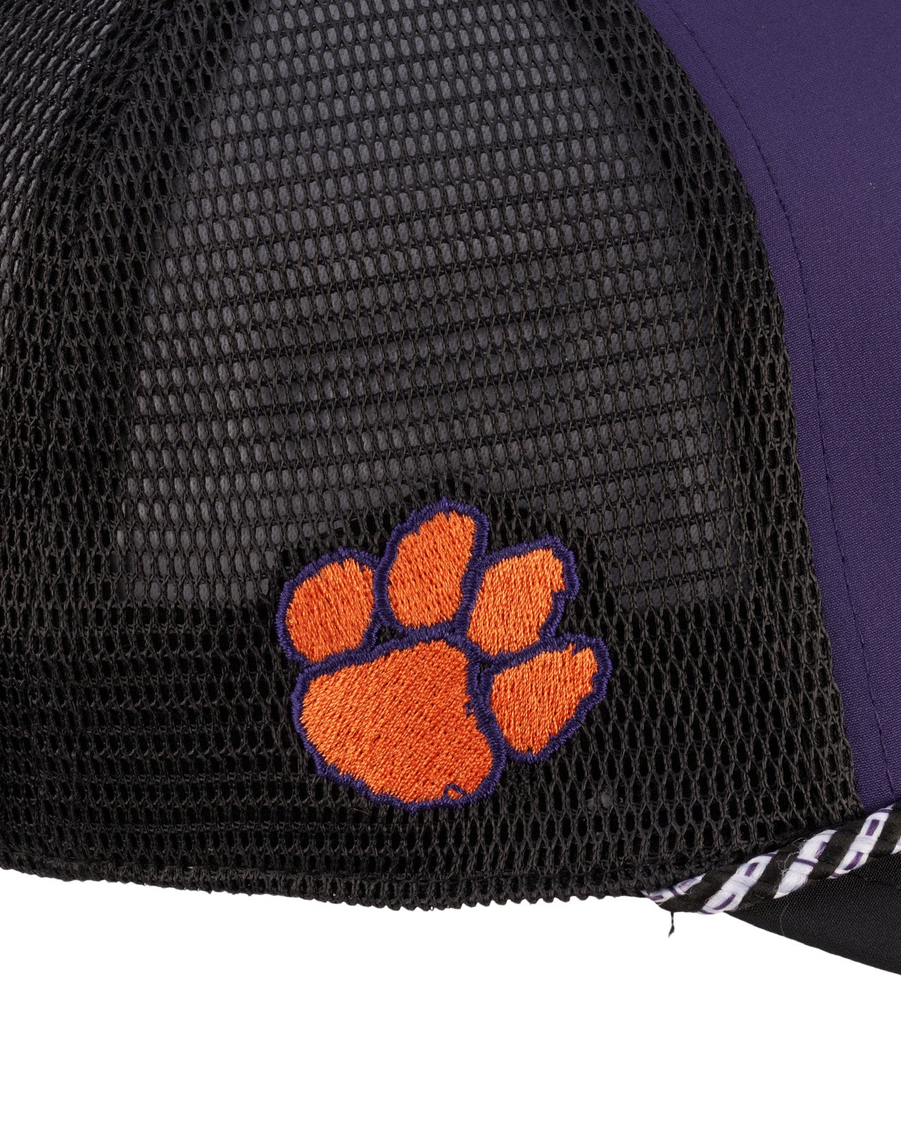 purple and black hat by Black Clover for the Clemson University Tigers