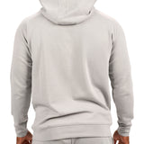 light grey hoodie with Black Clover logo on chest