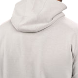 light grey hoodie with Black Clover logo on chest