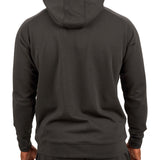 black hoodie with Black Clover logo on chest