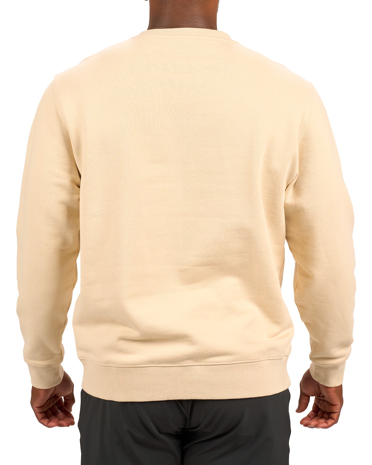 Cream colored crew neck sweatshirt best sale