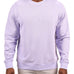 man wearing an light purple colored sweater from Black Clover with a 3d text BLCK CLVR on the chest