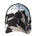 Black brown and blue colored tropical print hat by black clover