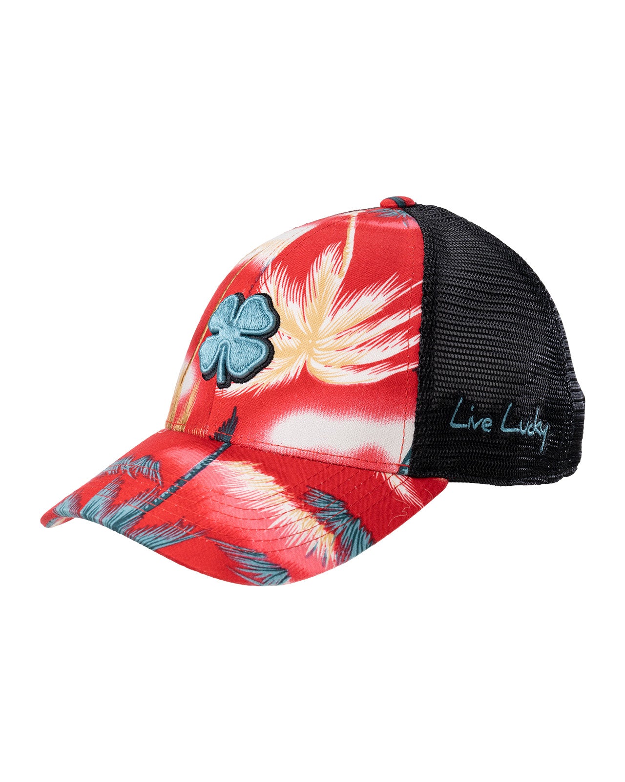 multi colored tropical print hat from Black Clover