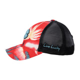 multi colored tropical print hat from Black Clover