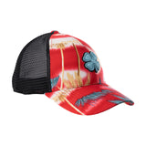 multi colored tropical print hat from Black Clover