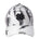 black and white tropical print hat from Black Clover