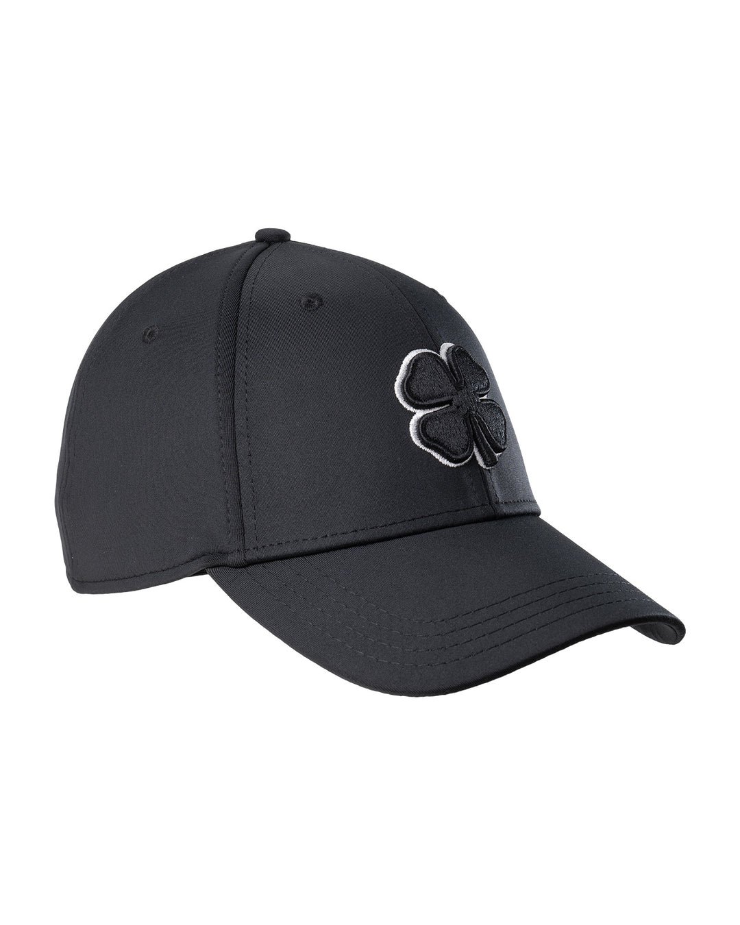 Premium Clover 2 Black Fitted Hat | Black Clover