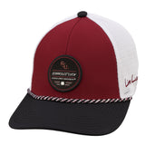 Red and black two tone rope hat from Black Clover featuring FSU Seminoles logo