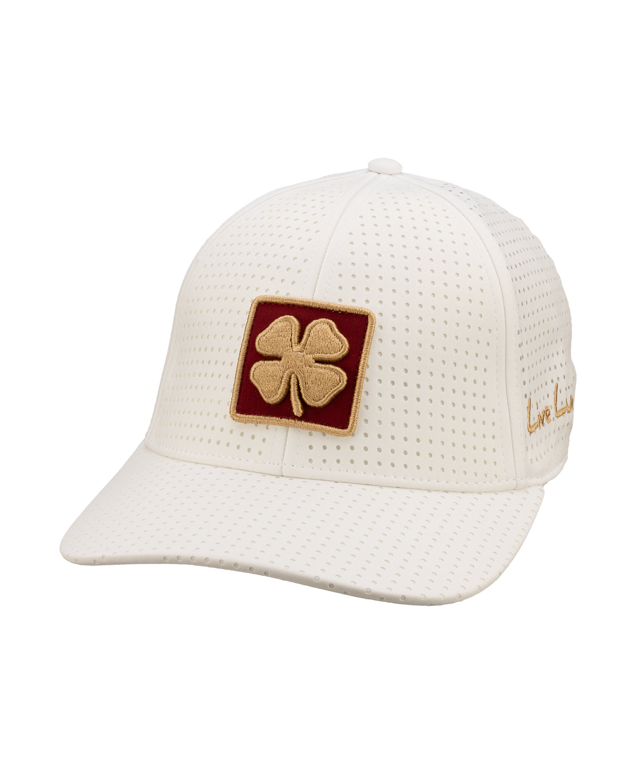 White perforated hat from Black Clover featuring FSU logo