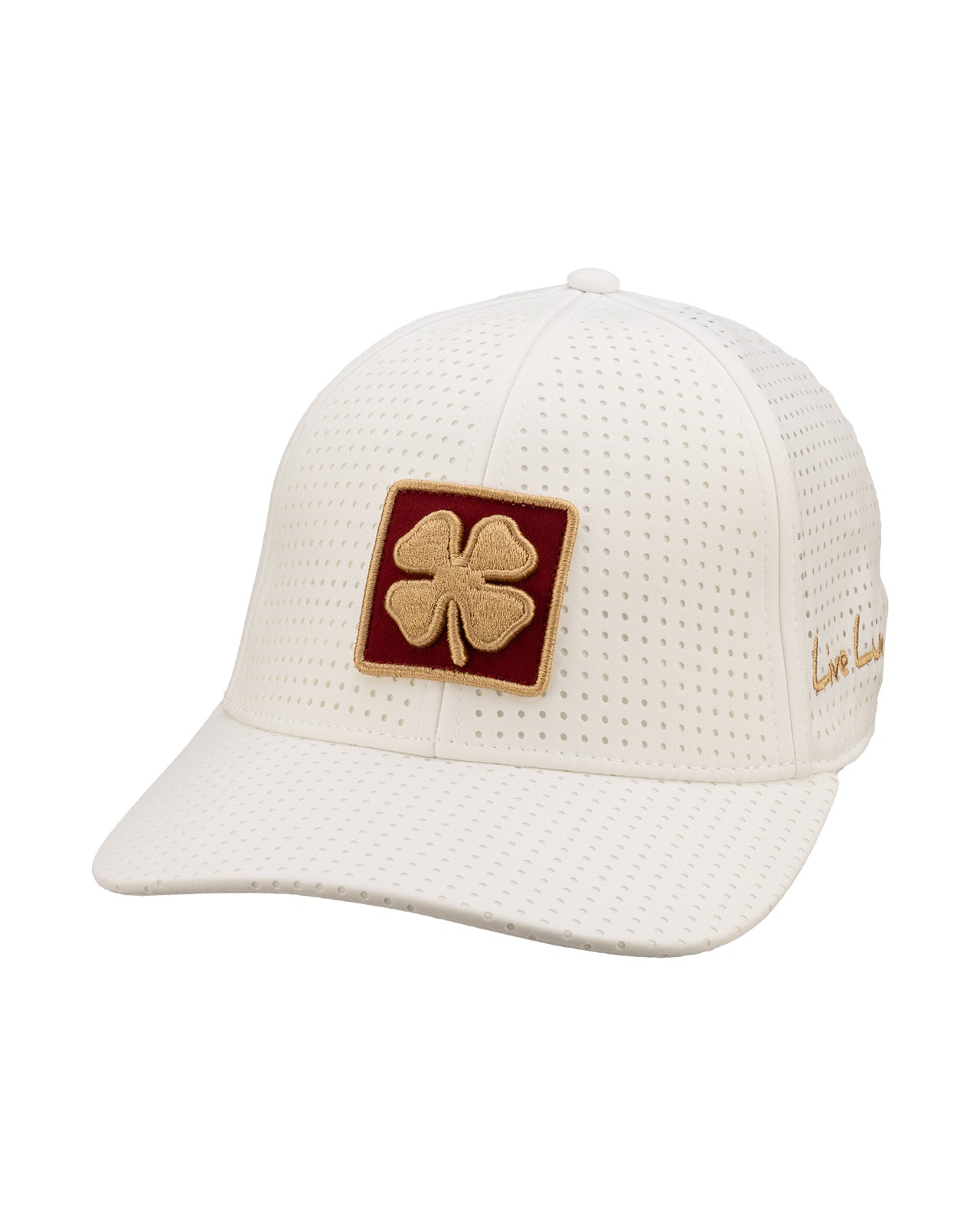 White perforated hat from Black Clover featuring FSU logo