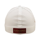 White perforated hat from Black Clover featuring FSU logo