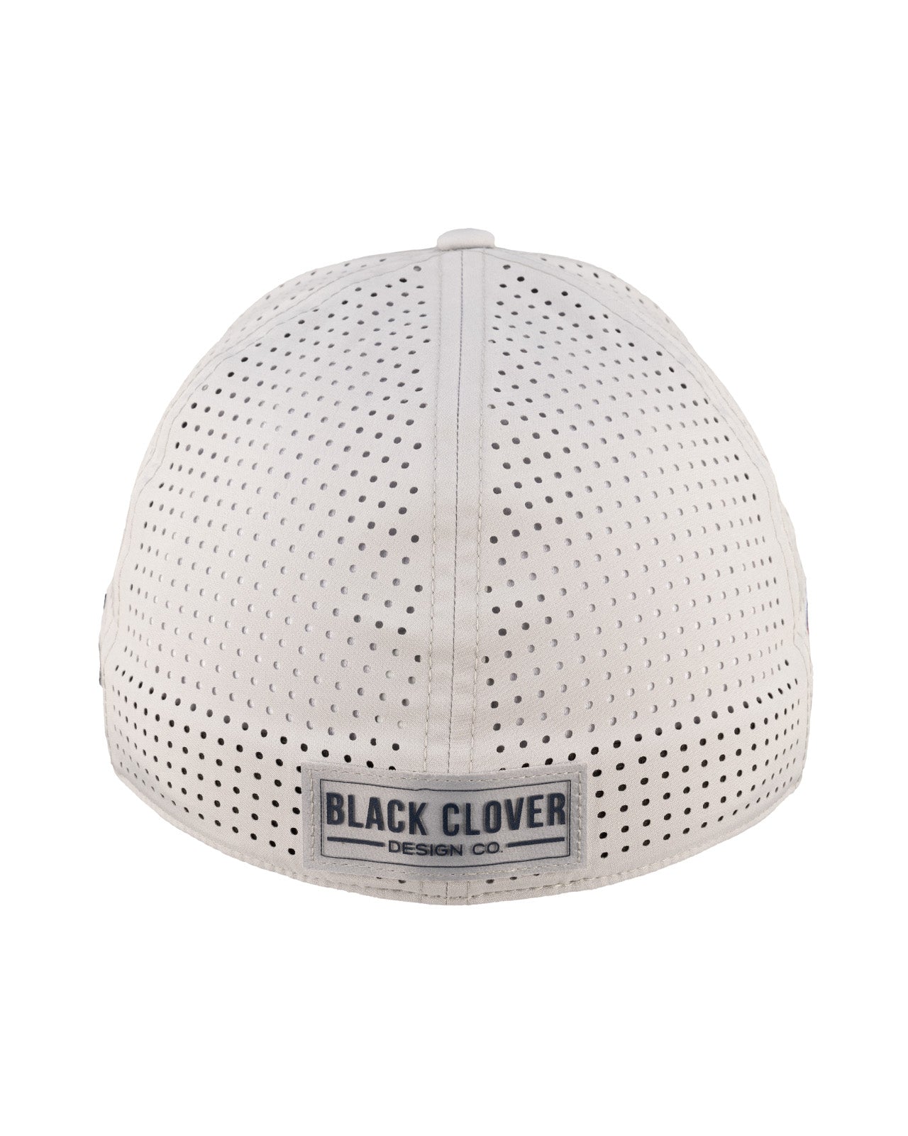 white perforated hat featuring Gonzaga university from Black Clover