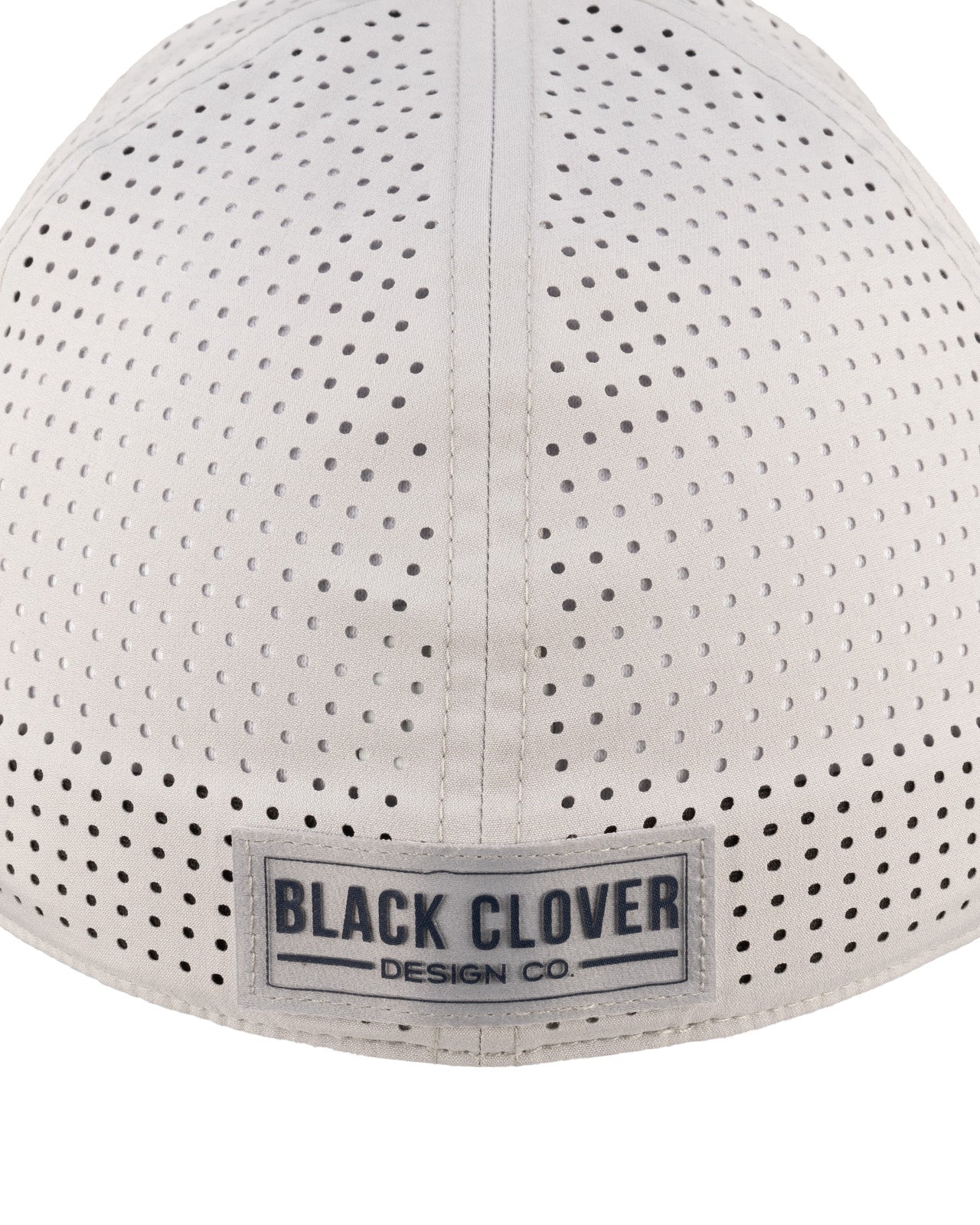 white perforated hat featuring Gonzaga university from Black Clover