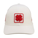 white perforated hat from Black Clover featuring university of Houston logo