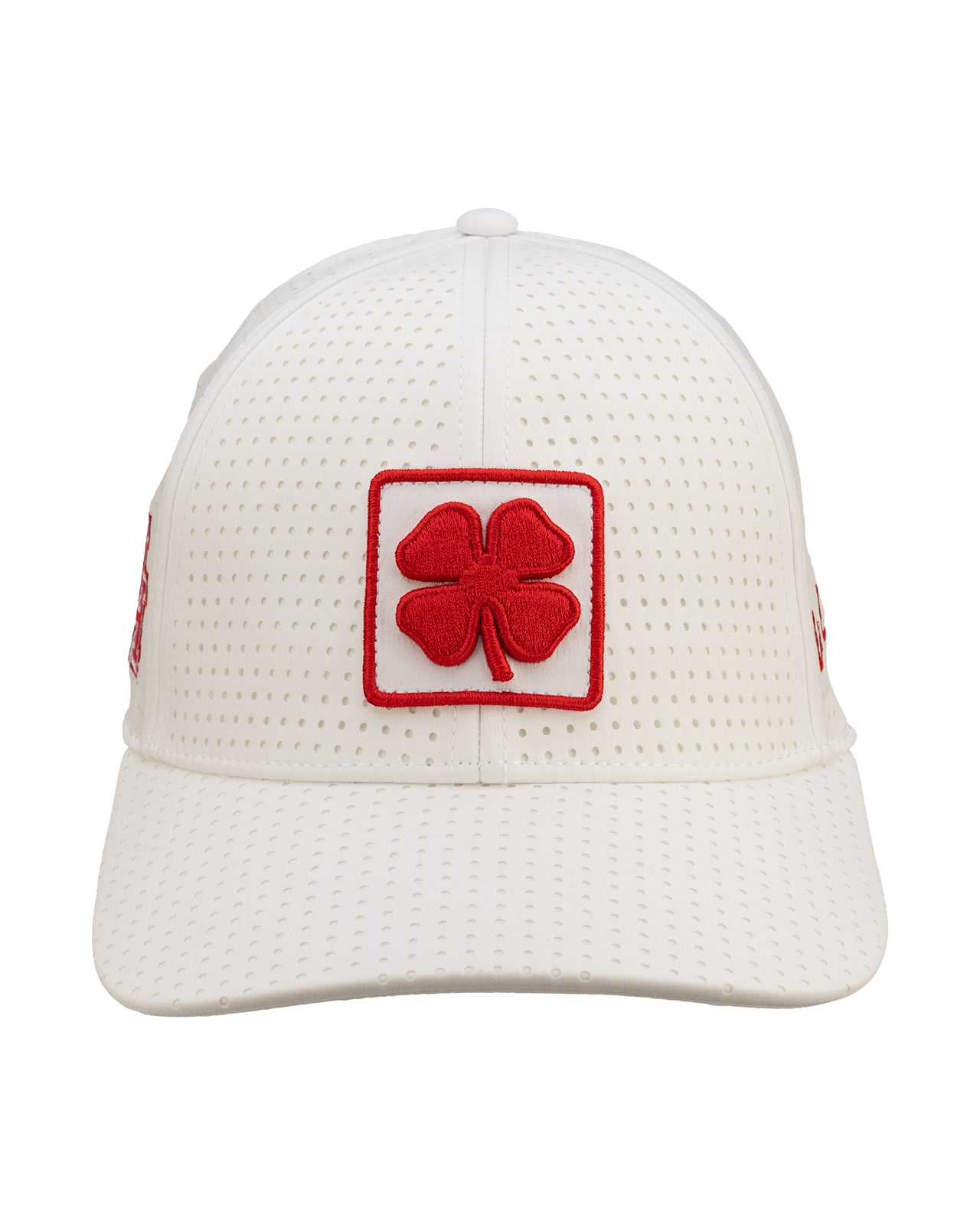 white perforated hat from Black Clover featuring university of Houston logo