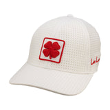 white perforated hat from Black Clover featuring university of Houston logo