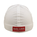 white perforated hat from Black Clover featuring university of Houston logo