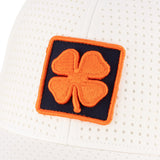 white perforated hat from Black Clover featuring University of Illinois Logo