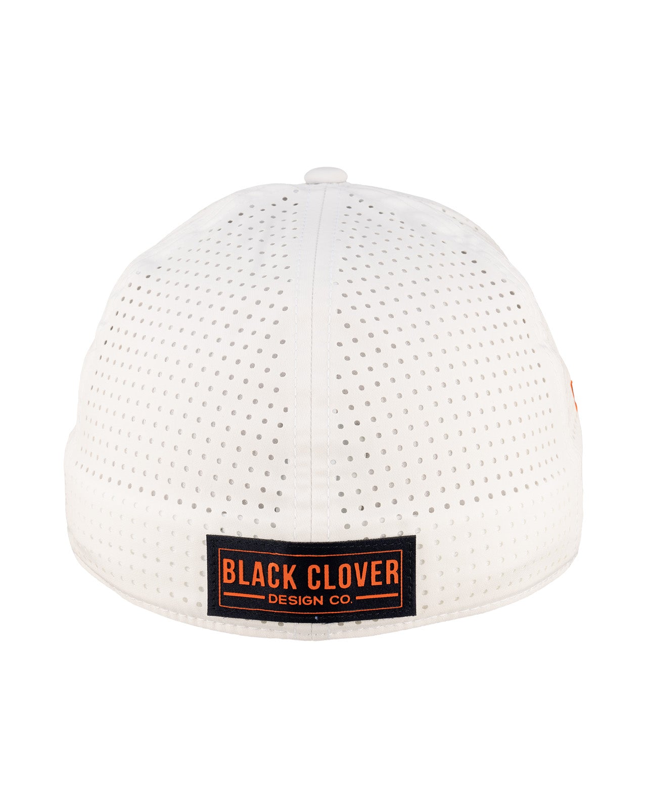 white perforated hat from Black Clover featuring University of Illinois Logo