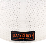 white perforated hat from Black Clover featuring University of Illinois Logo