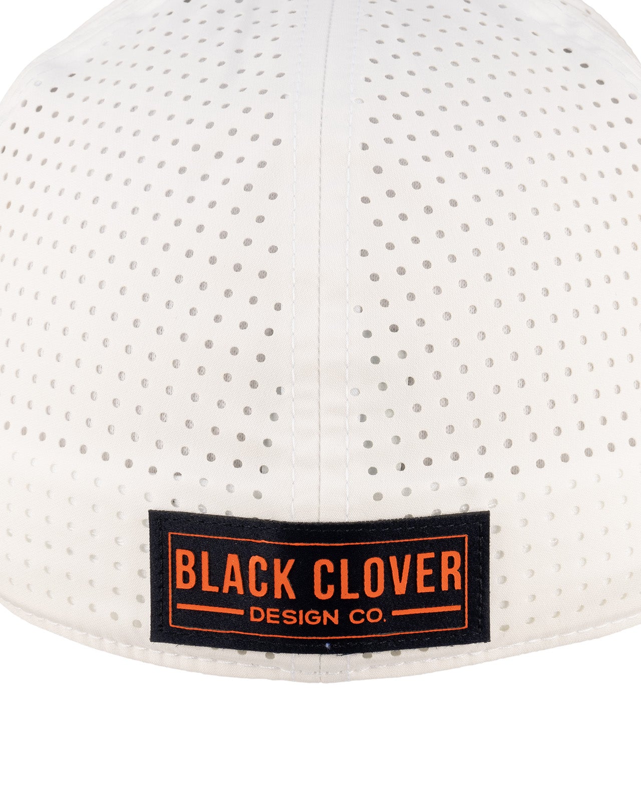 white perforated hat from Black Clover featuring University of Illinois Logo