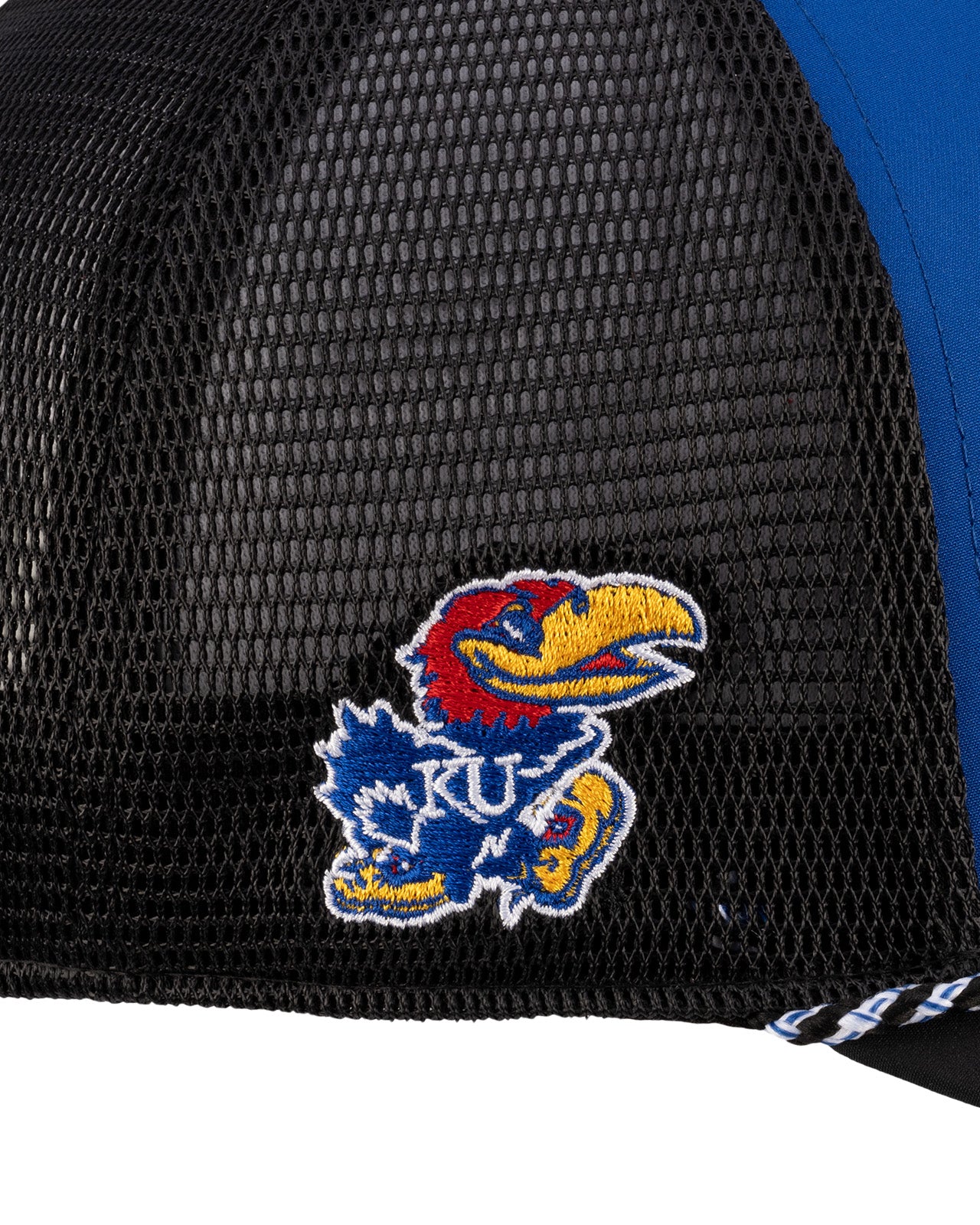 Blue and black university of Kansas hat from Black Clover