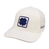 White perforated hat from Black Clover featuring Kansas State Wildcats logo