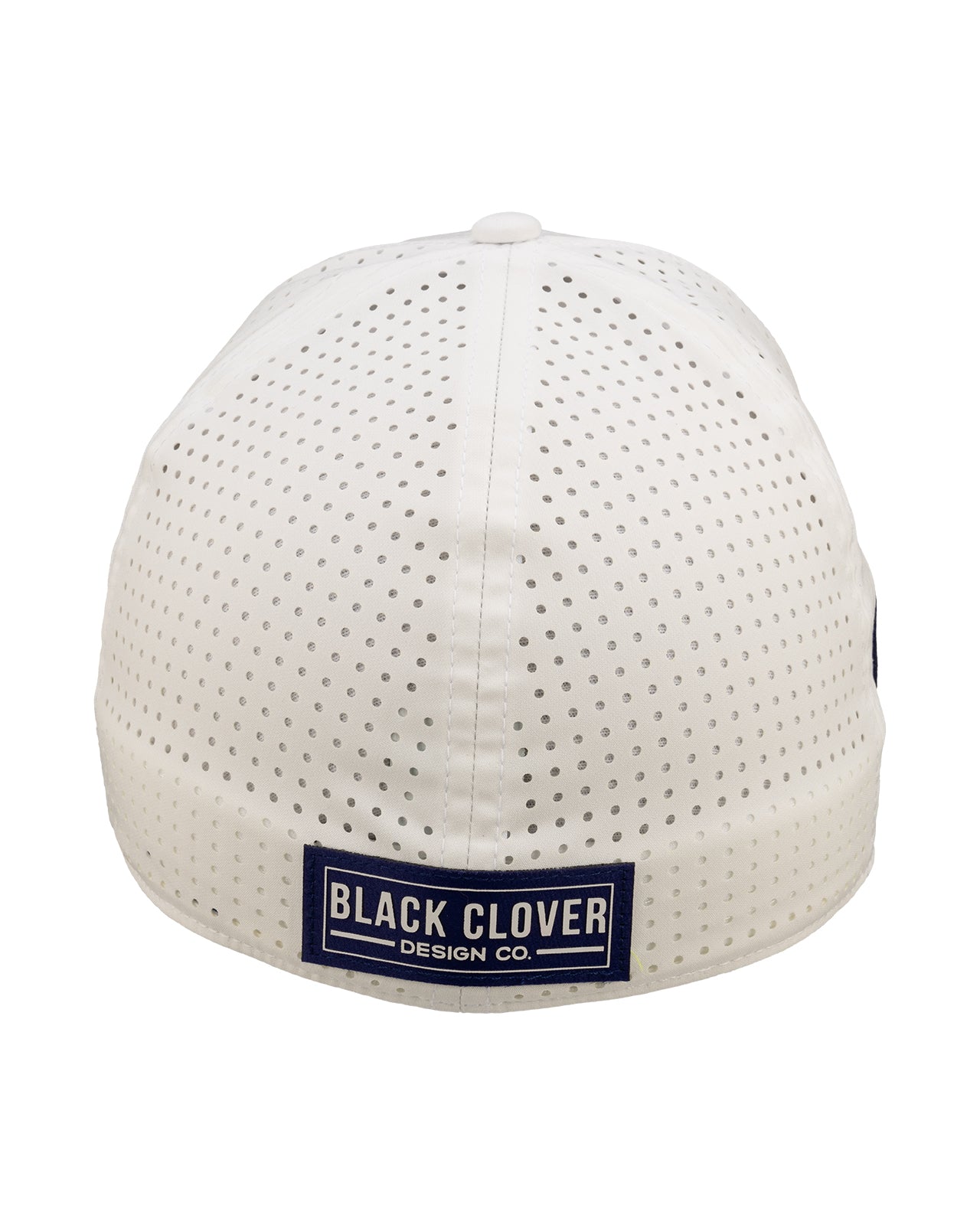 White perforated hat from Black Clover featuring Kansas State Wildcats logo