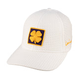 white perforated hat from Black Clover featuring LSU logo