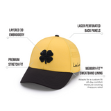 Lucky Heather Laser 3 Yellow Memory Fit Hat