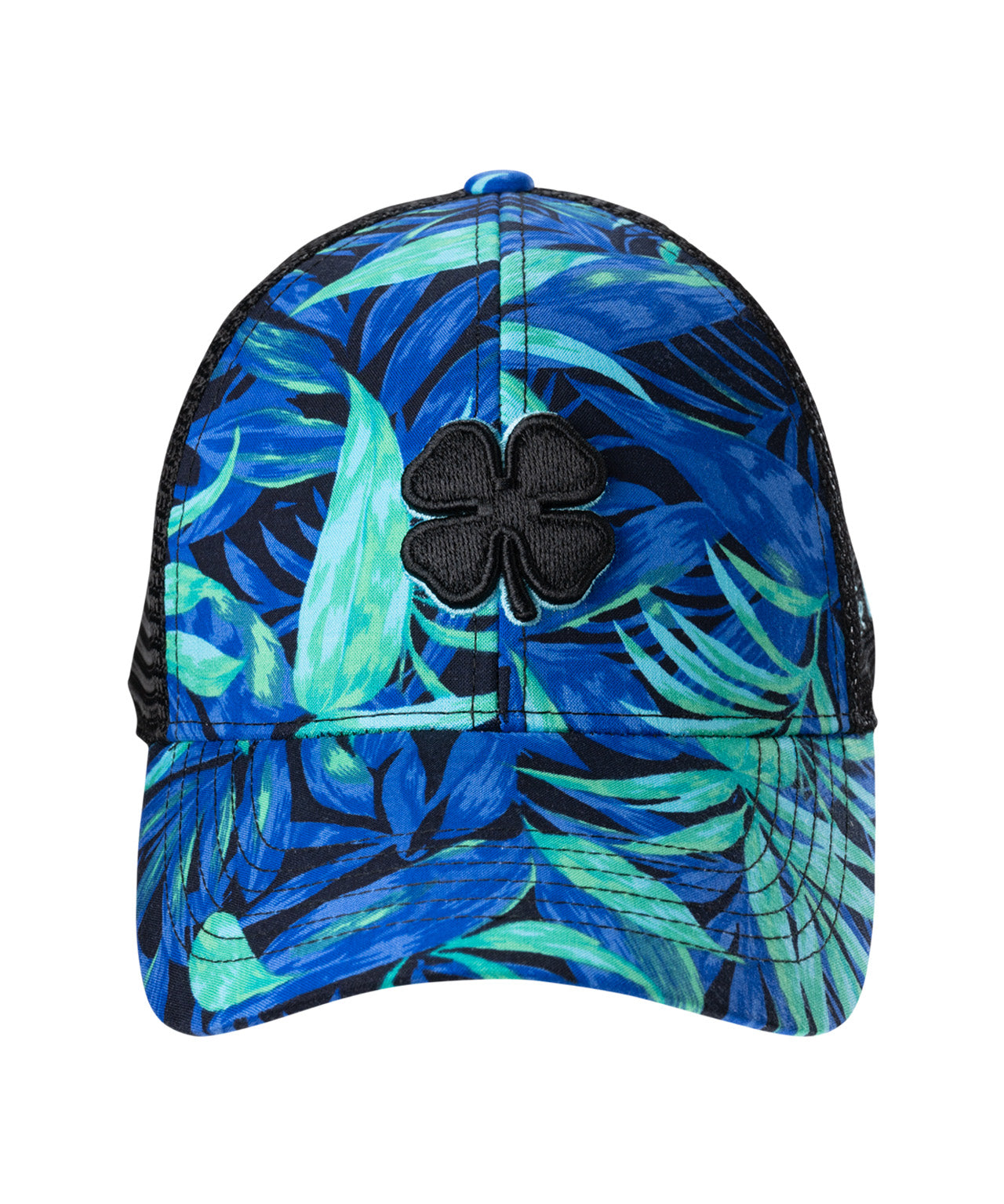 tropical print blue hat from Black Clover