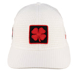 White perforated hat from Black Clover featuring University of Maryland Terrapins logo