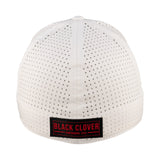 White perforated hat from Black Clover featuring University of Maryland Terrapins logo