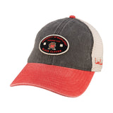 Red and grey two tone vintage style hat from Black Clover featuring University of Maryland Terrapins logo