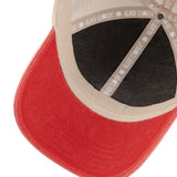 Red and grey two tone vintage style hat from Black Clover featuring University of Maryland Terrapins logo