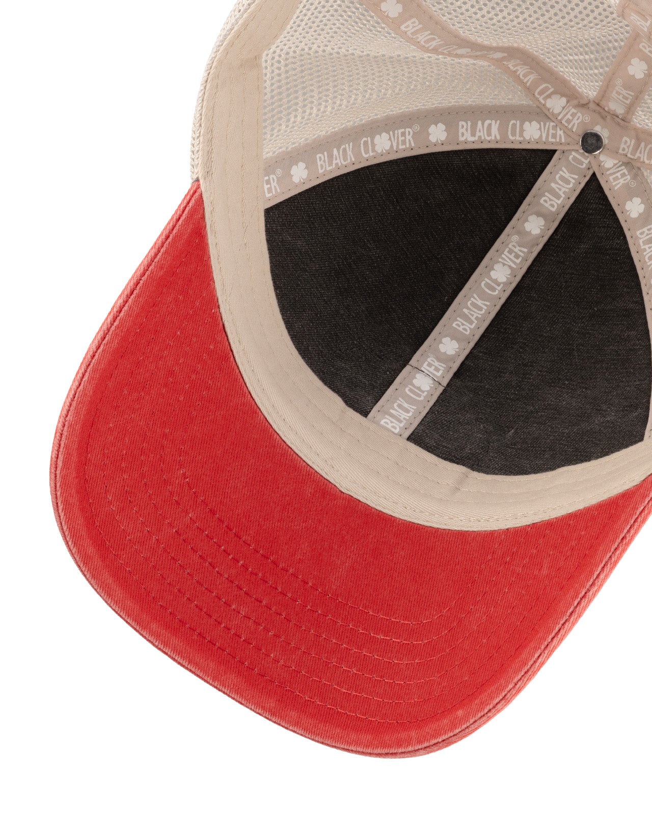 Red and grey two tone vintage style hat from Black Clover featuring University of Maryland Terrapins logo