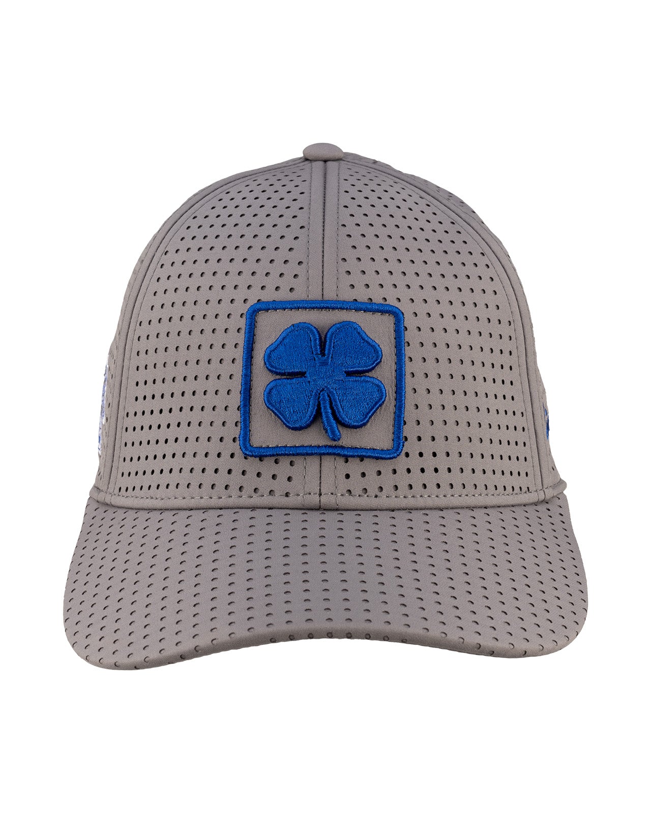 Grey perforated hat from Black Clover featuring Memphis Tigers logo