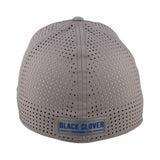 Grey perforated hat from Black Clover featuring Memphis Tigers logo