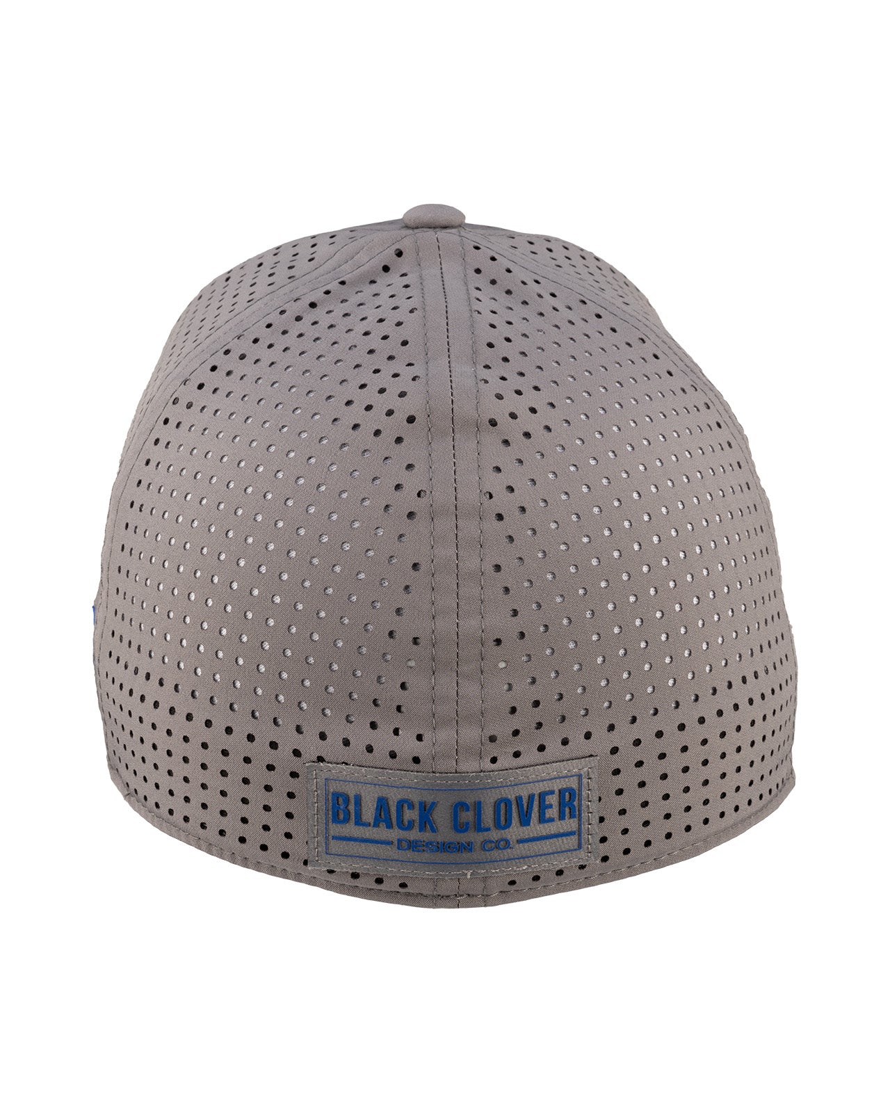 Grey perforated hat from Black Clover featuring Memphis Tigers logo