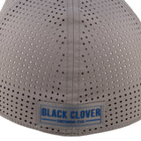 Grey perforated hat from Black Clover featuring Memphis Tigers logo