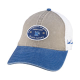 Grey and blue two tone vintage style hat from Black Clover featuring University of Memphis Tigers logo